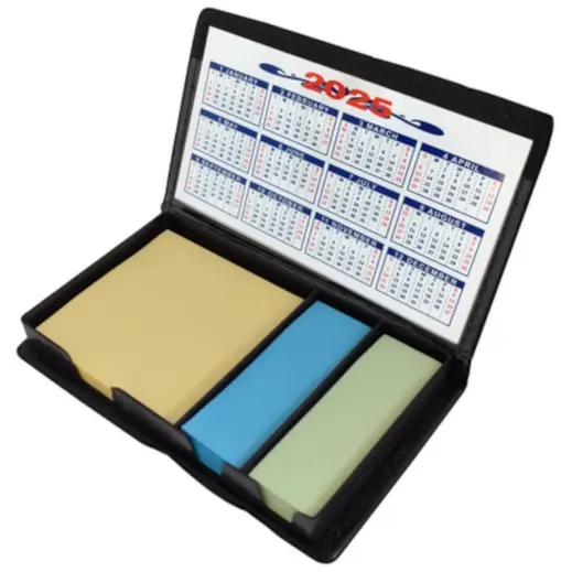 Mini Sticky-Memo Pad & Calendar 2025